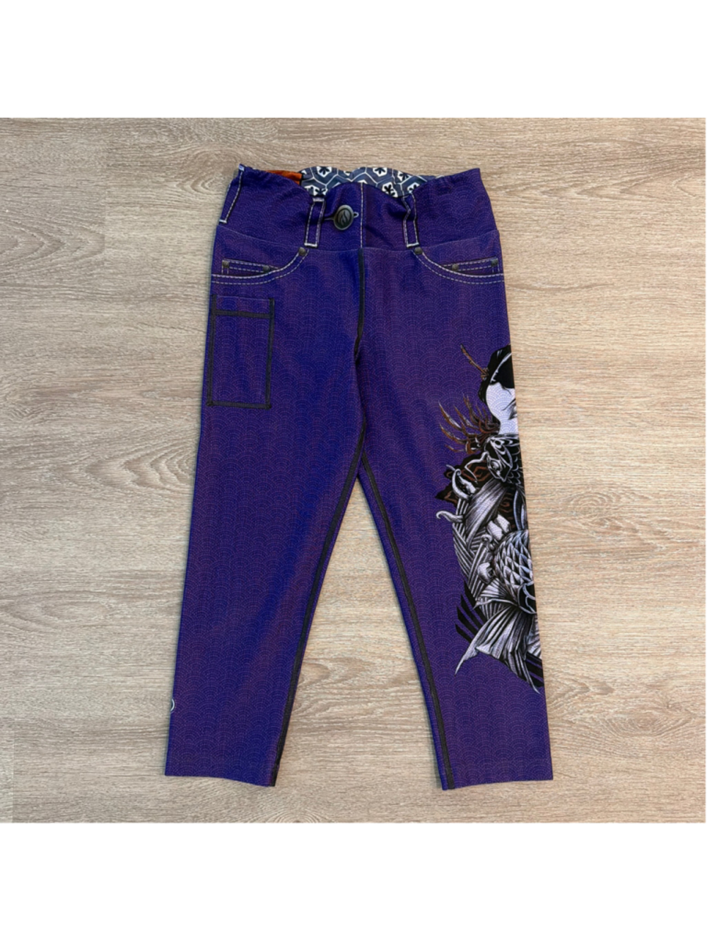 INKnBURN Purple Lust Capri Leggings Sz 4!